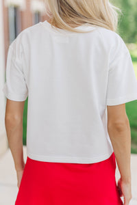 Loyal And Loud Eagle Patch White Tee