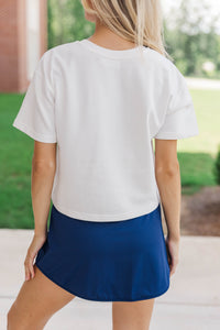 Loyal And Loud Tiger Patch White Tee