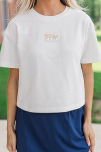 Loyal And Loud Tiger Patch White Tee