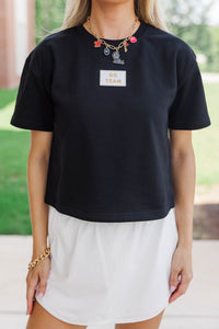 Loyal And Loud Go Team Patch Black Tee