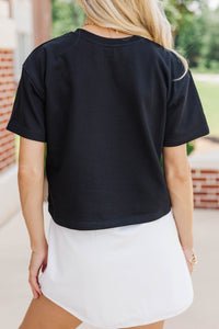 Loyal And Loud Go Team Patch Black Tee