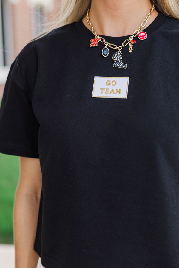 Loyal And Loud Go Team Patch Black Tee