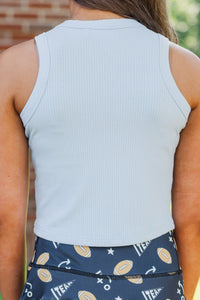 Girls: Bring the Noise Go Team Patch Light Blue Tank
