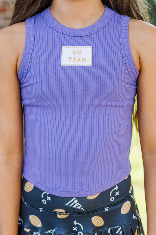 Girls: Bring the Noise Go Team Patch Purple Tank