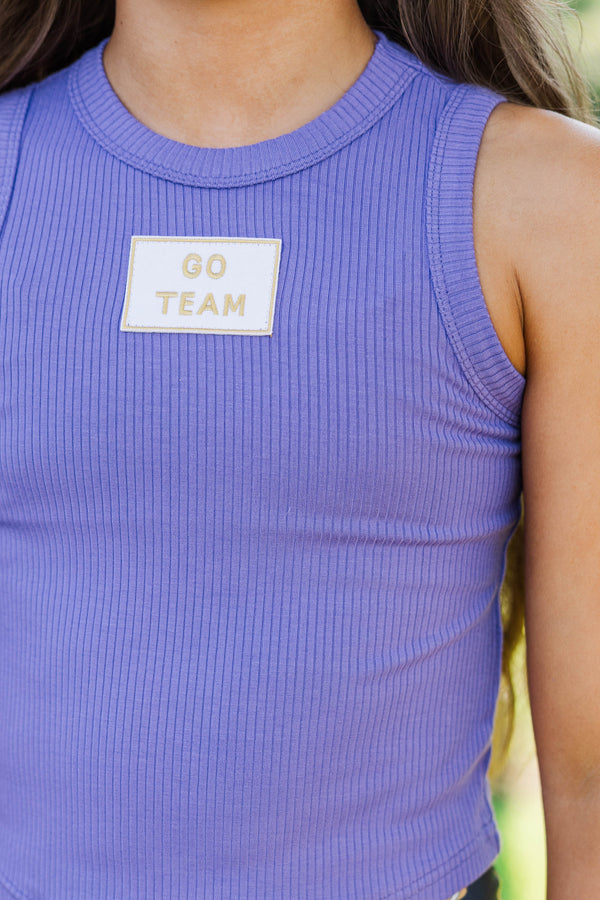 Girls: Bring the Noise Go Team Patch Purple Tank
