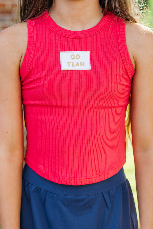 Girls: Bring the Noise Go Team Patch Red Tank