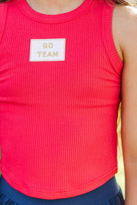 Girls: Bring the Noise Go Team Patch Red Tank