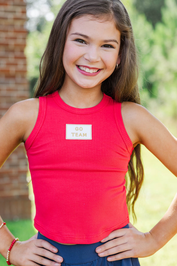 Girls: Bring the Noise Go Team Patch Red Tank