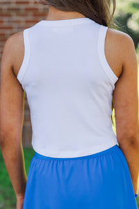 Girls: Bring the Noise Go Team Patch White Tank