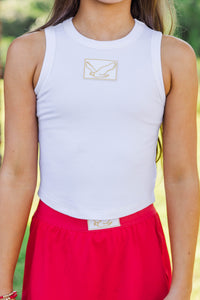 Girls: Bring the Noise Eagle Patch White Tank