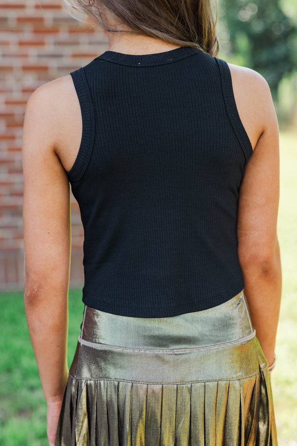 Girls: Bring the Noise Go Team Patch Black Tank