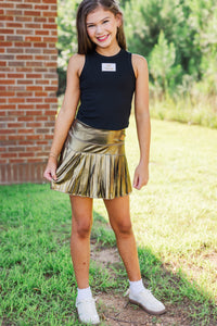 Girls: Bring the Noise Go Team Patch Black Tank