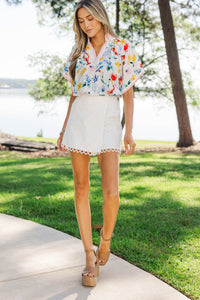 Nothing But Chic White Skort