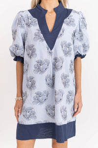 Sweet Style Staple Light Blue Floral Dress
