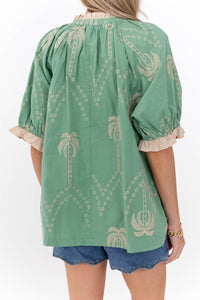 Sweet Sophistication Sage Blouse