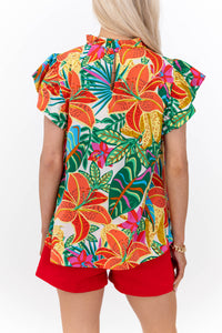 In Every Way Cream Floral Blouse