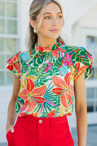 In Every Way Cream Floral Blouse