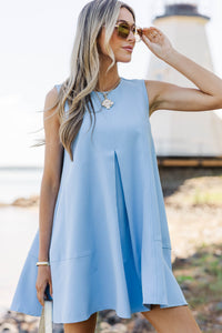 Let’s Go Out Light Blue Dress