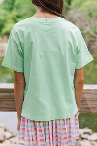 Girls: Postcards From Camp Mint Graphic Tee