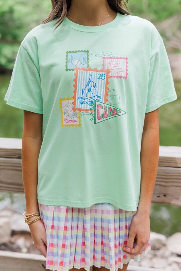Girls: Postcards From Camp Mint Graphic Tee