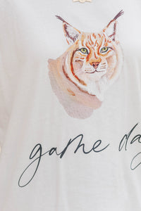Winning Season White Wildcat Graphic Tee