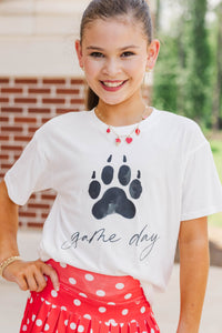 Girls: Winning Season Paw Print Graphic Tee