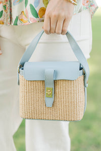 German Fuentes: The Signature Look Light Blue Handbag