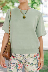All Right Now Olive Sweater