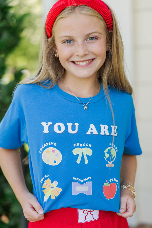 Girls: You Are Everything Blue Graphic Tee