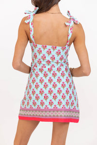 Shining Through White Medallion Dress