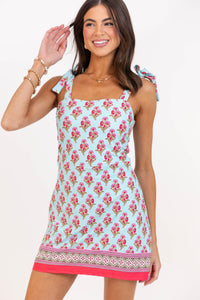 Shining Through White Medallion Dress