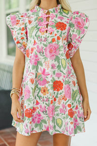 Feeling Free Pink Floral Dress