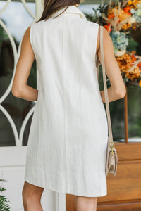 So Darling Cream Shift Dress