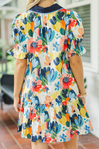In My Element Blue Floral Dress