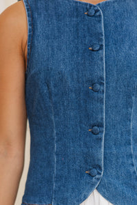 Olivaceous: Unapologetic Blue Denim Dress