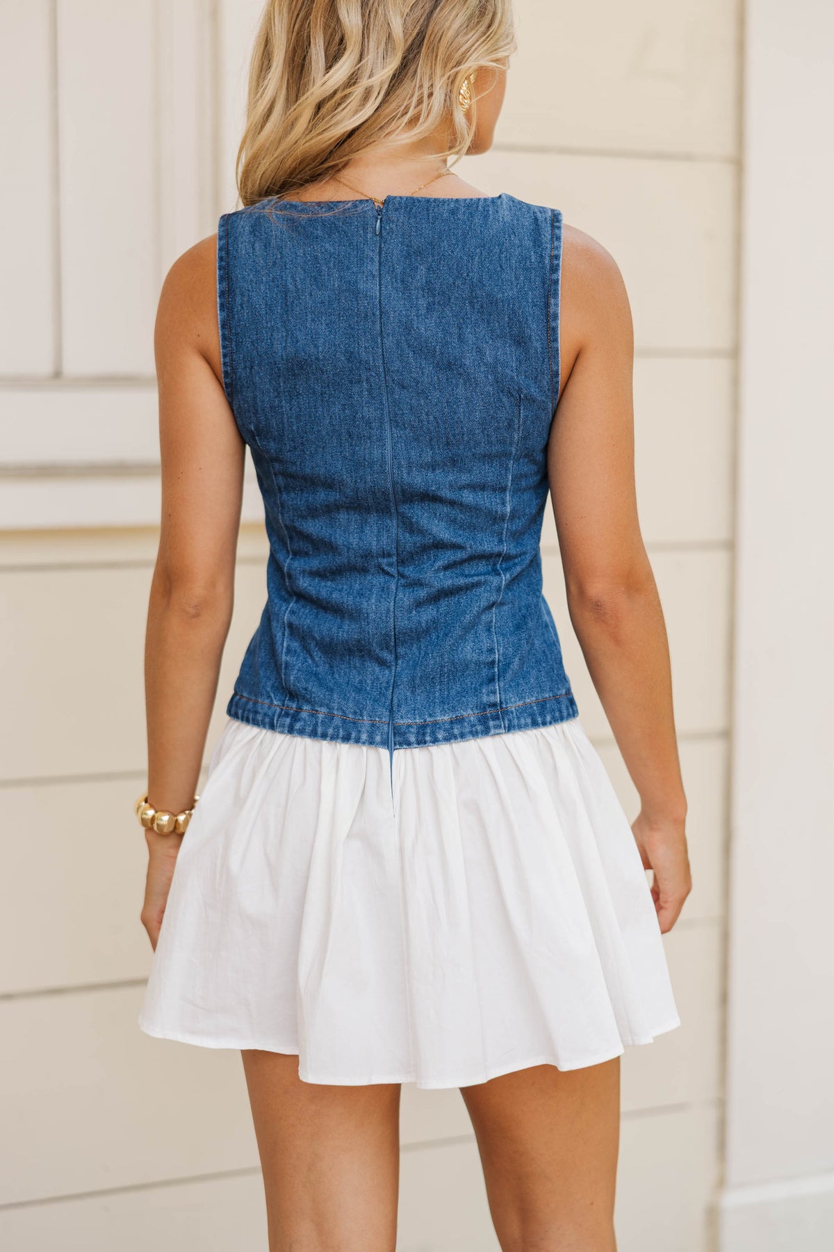 denim tennis dress Olivaceous: Unapologetic Blue – Shop the Mint collection-longsleeve-dresses Shrink Your Clothes with The Cowgirl Denim Mini Size:UK 5.5