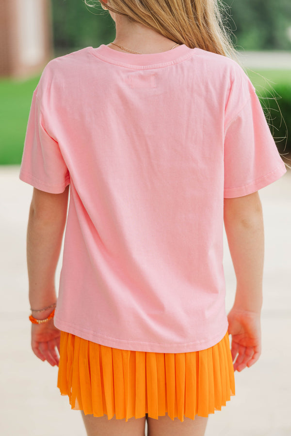 Girls: That Game Day Girl Blush Graphic Tee