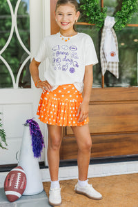 Girls: Game Day Mood Purple Graphic Tee