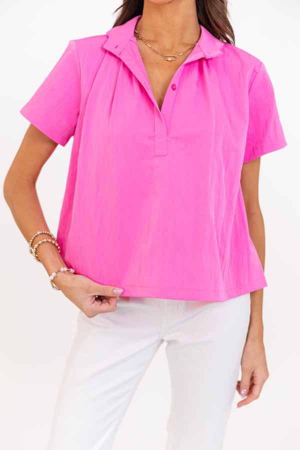 Watch Me Pink Blouse