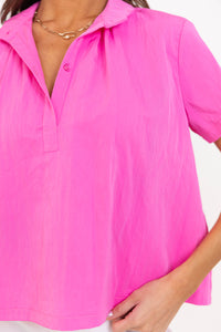 Watch Me Pink Blouse