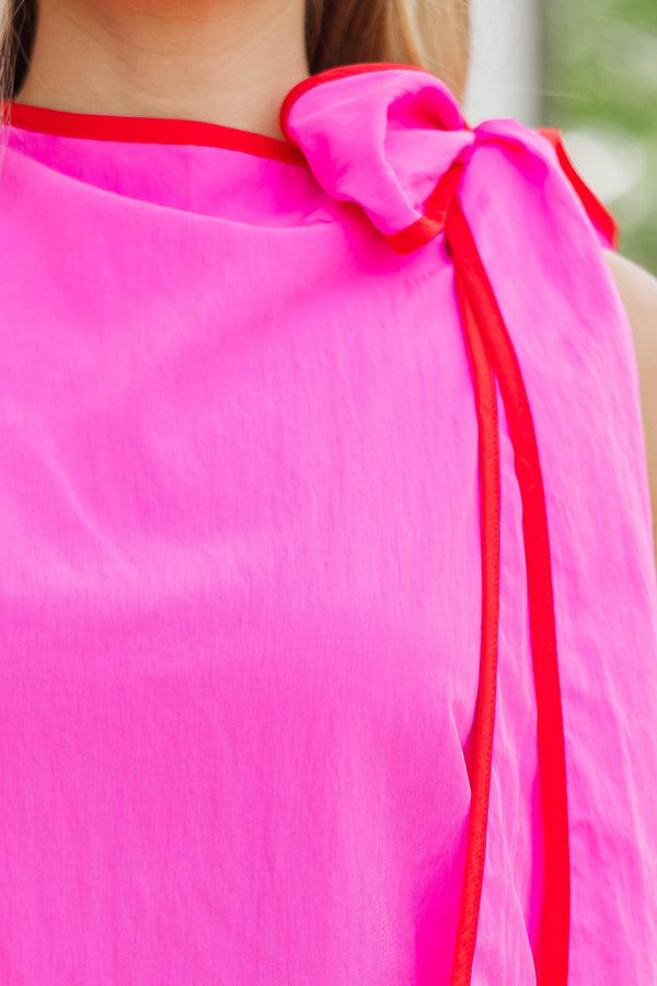 Heart On Display Pink Blouse