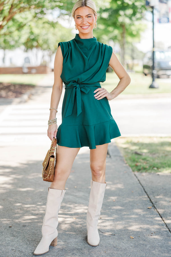 Better Together Now Emerald Green Dress