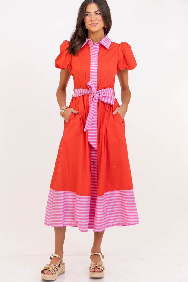 Sweet Caroline Red Dress
