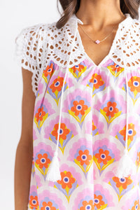 Loving This Pink Floral Blouse