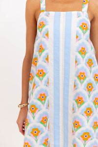 Something Special Blue Floral Midi Dress