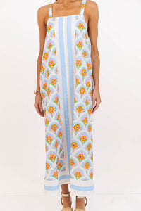 Something Special Blue Floral Midi Dress