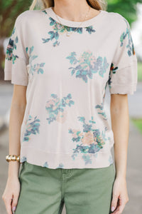 Fate: First Impression Cream Floral Sweater