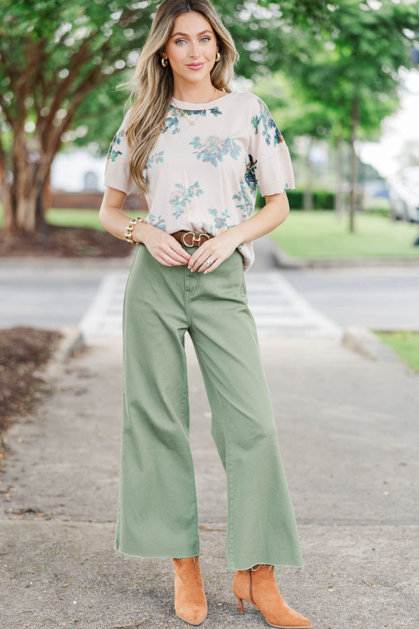 Fate: First Impression Cream Floral Sweater