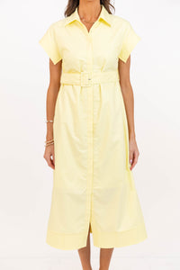 You Are The Good Yellow Midi Dress