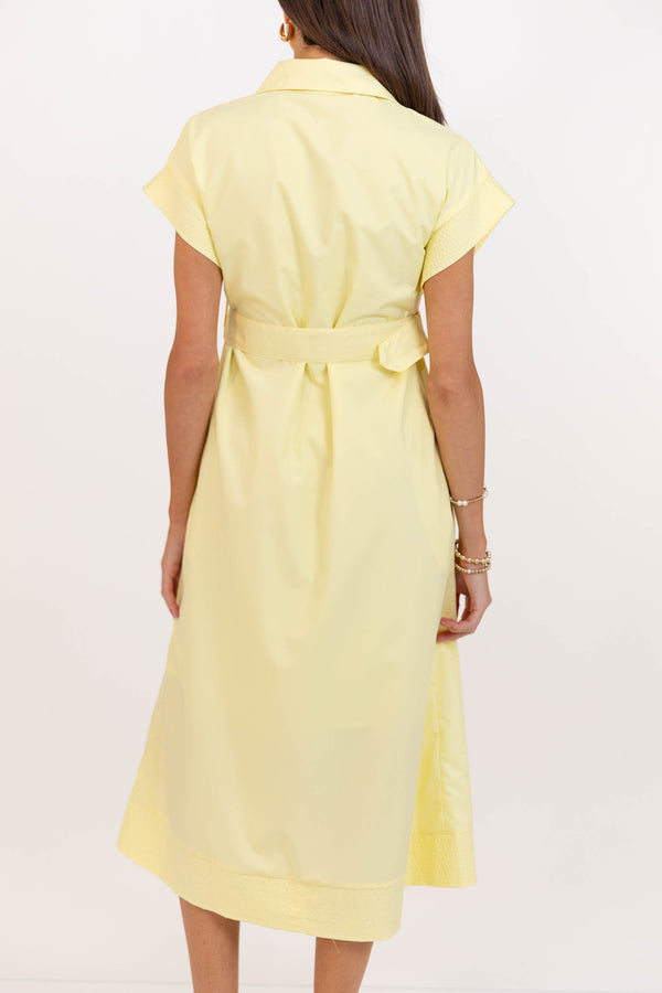 You Are The Good Yellow Midi Dress